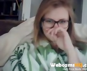 Hot teen with glasses - Webcam Masturbation