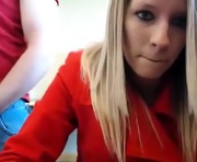 Blonde college babe blowjob on webcam