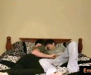Two pretty young emos having free gay porn on bed part2