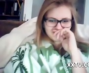 Hot teen with glasses
