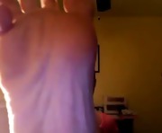 Western Blonde Womans Huge Nordic Feet and Soles