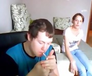 Russian College Couple Record First Webcam Sex