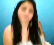 Busty girl showing her body in webcam