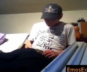 Very cute teenage gay emo wanking his cock in front of webcam By EmosExposed part5