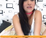 Cute Flexible Webcam Girl with Braces Self Toe Suck