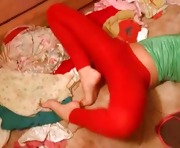 Hot russian shows pink vagina on camera