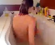 German Babe Plays Naked In The Bath german ggg spritzen goo girls